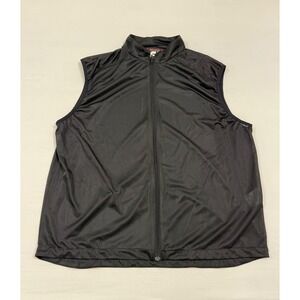 FootJoy Premiere DryJoys Size XL Black Full Zip Sleeveless Lightweight Golf Vest